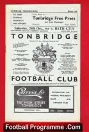 Tonbridge v Bath City 1964 – Southern League