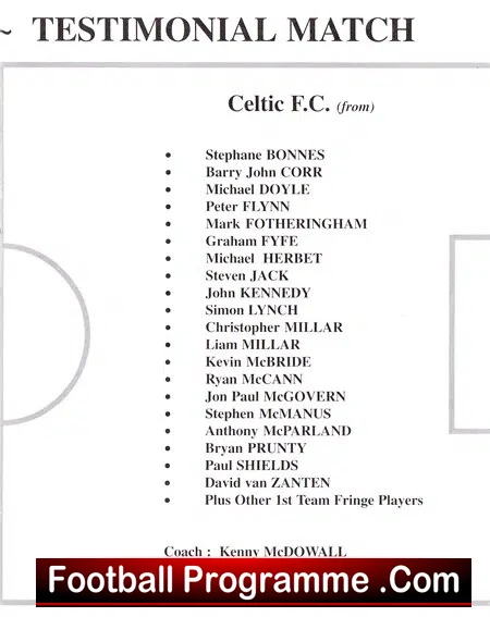 Steve Dolan Testimonial Benefit Match Deveronvale 2002 Signed - Image 4