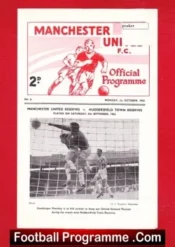 Manchester United v Liverpool 1962 – Reserve Match