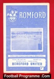 Romford v Hereford United 1963