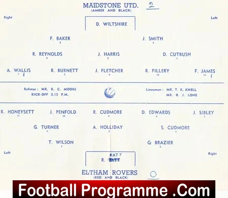 Maidstone United v Eltham Rovers 1957 - Kent County Semi Final - Image 3