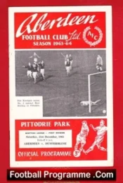 Aberdeen v Dunfermline Athletic 1963
