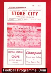 Stoke City v Norwich City 1962