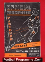Perth Panthers Ice Hockey v Paisley Pirates 1954 – Scotland