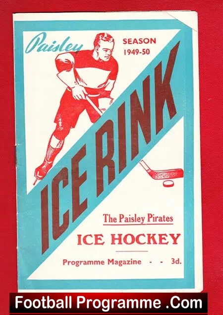 Paisley Pirates Ice Hockey v Dundee Tigers 1949 - Scotland - Image 2