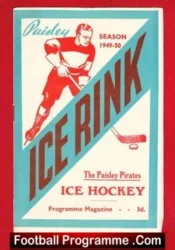 Paisley Pirates Ice Hockey v Falkirk Lions 1950 – Scotland