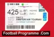 Amsterdam Tournament v Manchester United 2002 – Ticket – Day 1