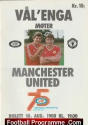 Valerenga v Manchester United 1988 – Norway