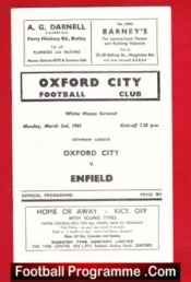 Oxford City v Enfield 1964