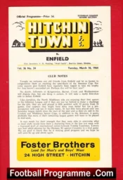 Hitchin Town v Enfield 1964 – Isthmian League