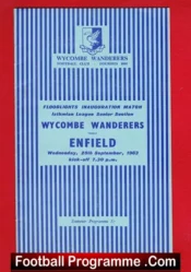 Wycombe Wanderers v Enfield 1963 – Isthmian League