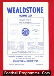 Wealdstone v Slough Town 1970