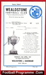 Wealdstone v Dagenham 1967 – East Anglia Semi Final