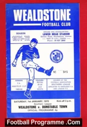 Wealdstone v Dunstable Town 1972 – Southern League