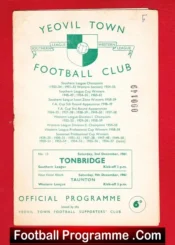 Yeovil Town v Tonbridge 1961 – to clear