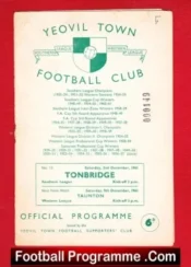 Yeovil Town v Tonbridge 1961 – to clear
