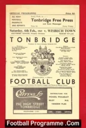Tonbridge v Wisbech Town 1965