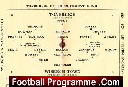 Tonbridge v Wisbech Town 1965 - Image 3