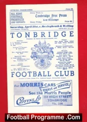 Tonbridge v Bexleyheath Welling 1962 – to clear