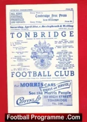 Tonbridge v Bexleyheath Welling 1962 – to clear