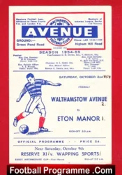 Walthamstow Avenue v Eton Manor 1954