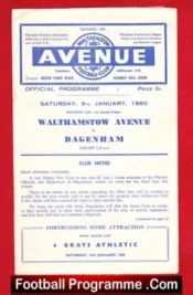 Walthamstow Avenue v Dagenham 1960