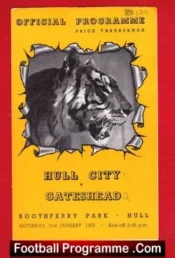 Hull City v Gateshead 1953
