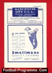 Manchester City v Manchester United 1948 – 1940s Programme