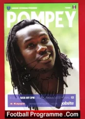 Linvoy Primus Testimonial Benefit Match Portsmouth 2010 Signed