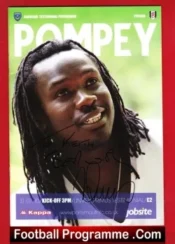 Linvoy Primus Testimonial Benefit Match Portsmouth 2010 Signed