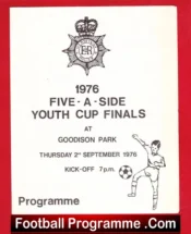 Merseyside 5 A Side Tournament at Everton 1976 – Liverpool Boys