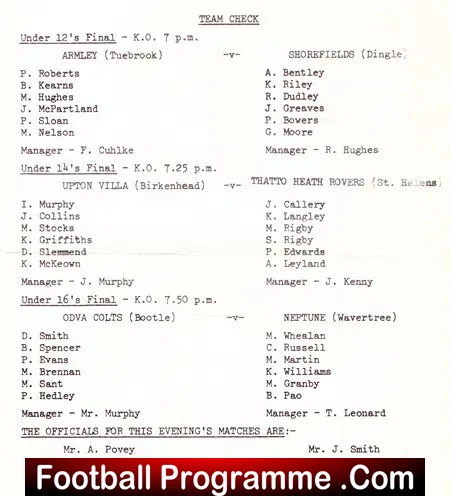Merseyside 5 A Side Tournament at Everton 1976 - Liverpool Boys - Image 4