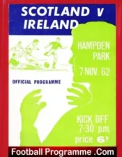 Scotland v Northern Ireland 1962