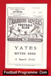 Tranmere Rovers v Colchester United 1961