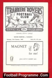 Tranmere Rovers v Runcorn 1964 – Reserves Match