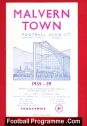 Malvern Town v Brierley Hill 1958
