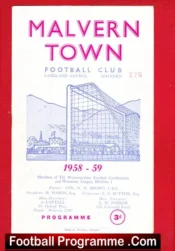 Malvern Town v Fernhill Heath 1958