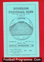 Horsham v Farnham Town 1959