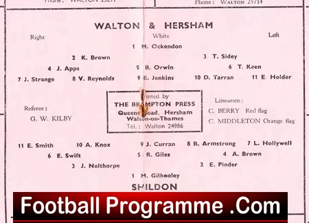 Walton Hersham v Shildon 1961 - Amateur Cup - Image 3