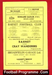 Barnet v Cray Wanderers 1961
