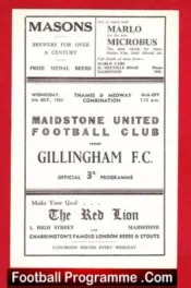Maidstone United v Gillingham 1955