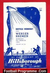 Sheffield Wednesday v Werder Bremen 1965 – Germany Team