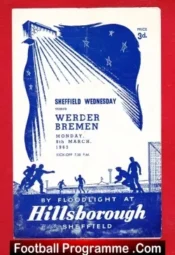 Sheffield Wednesday v Werder Bremen 1965 – Germany Team