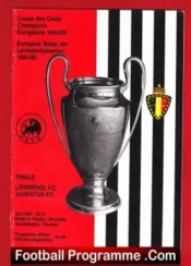 Liverpool v Juventus 1985 – European Cup Final at Heysel