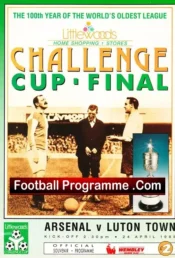 Arsenal v Luton Town 1988 – League Cup Final