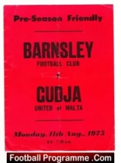 Barnsley v Gudja United 1975 – Pre Season Malta Team