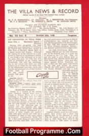 Aston Villa v Charlton Athletic 1948