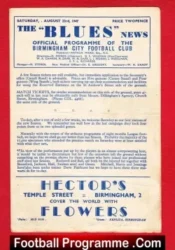 Birmingham City v Barnsley 1947 – to clear