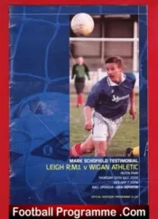Mark Schofield Testimonial Benefit Match Leigh RMI 2000 – Signed