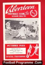 Aberdeen v Partick Thistle 1962